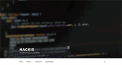 Desktop Screenshot of hackix.com